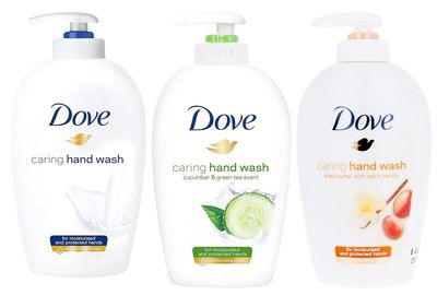 Dove Variety Pack Hand Wash- Shea Butter with Warm Vanilla, Deeply Nourishing and Cucumber &amp; Green Tea , 8.45 Ounce