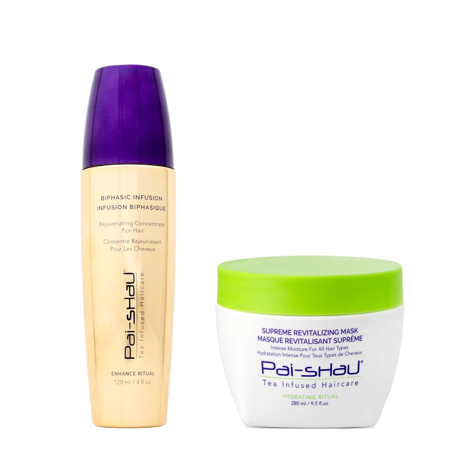 Pai-Shau Biphasic Infusion and Supreme Revitalizing Conditioner, 250ml, Unisex