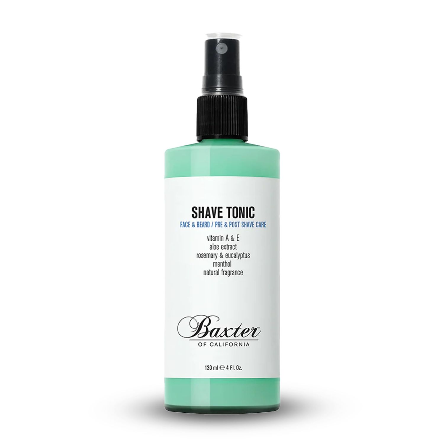 Baxter of California Shave Tonic For Men | Non-Drying | Hydrate &amp; Strengthen | Aloe Extract and Eucalyptus | 4 fl oz.