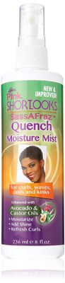 Luster&#39;s ShortLooks SassAFraz Quench Moisture Mist