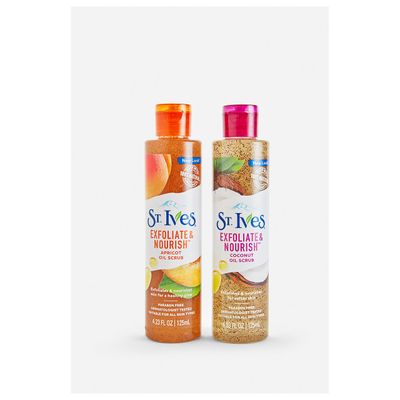St. Ives Exfoliate &amp; Nourish Facial Oil Scrub, Coconut 4.23 oz
