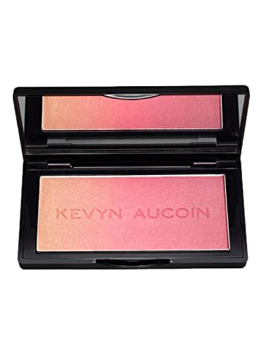 Kevyn Aucoin The Neo-Blush - Gradient Trio Richly-Pigmented, Lightweight Powder Cheek Blush &amp; Highlighter Makeup Palette with Pearl, Satin, and Matte Finishes, Rose Cliff, 6.8 g