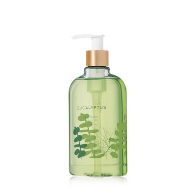 Thymes Moisturizing Body Wash with Pump - Body Soap - Bath Products - Skin Care - Liquid Soap with Notes of Eucalyptus Oil, Petitgrain, Bergamot, Lemongrass, &amp; Fir (Eucalyptus, 9.25 fl oz)