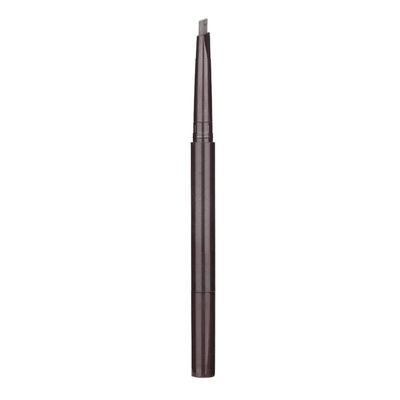 Grey Eyebrow Pen with Brush, Gray Automatic Double-Ended Eyebrow Make-Up Pencil, Waterproof Angled Tip and Spoolie Brush(4# gray)