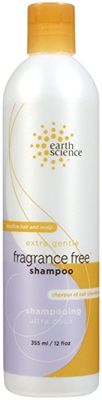 Earth Science Shampoo for Sensitive Hair &amp; Scalp - Fragrance Free - 12 oz