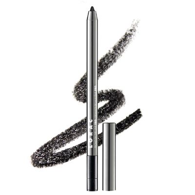 LORAC Front Line PRO Waterproof Eyeliner Pencil, Pearl Black| Long Lasting| Makeup Pencil Sharpener | High-Precision