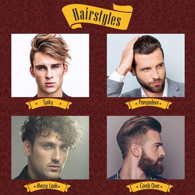 Tres Flores Molding Hair Styling Cream Pomade, For All Hair Types - 6 oz. (2 Pack)