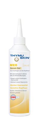 Thymuskin Med Serum Gel - Advanced Hair Peptide Serum for Hair Growth &amp; Density - Hair Care Solution with Multi-Peptide Formula - Hydrating Serum for Scalp Health