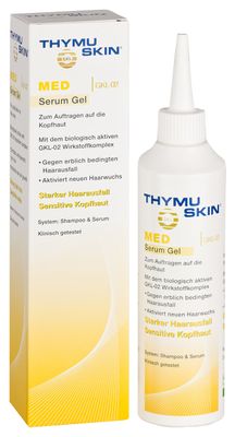 Thymuskin Med Serum Gel - Advanced Hair Peptide Serum for Hair Growth &amp; Density - Hair Care Solution with Multi-Peptide Formula - Hydrating Serum for Scalp Health