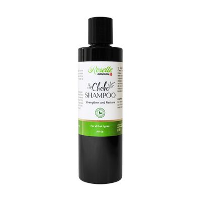 Roselle Naturals Chebe Shampoo for Hair Growth - All Natural Moisturizing Chebe Hair Shampoo - Made with Authentic Chebe Powder for Hair Growth Oil, Chebe Powder Organic Shampoo, 8 Fl Oz