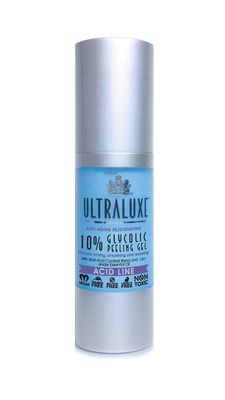 ULTRALUXE SKIN CARE Anti-Aging Rejuvenating 10% Glycolic Peeling Gel, 1 oz