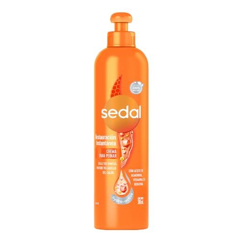 Sedal S.O.S. Reconstruccion Estructural Con Bio Keratina Crema Para Peinar (Styling Hair Cream Structural Reconstruction) 300 ml