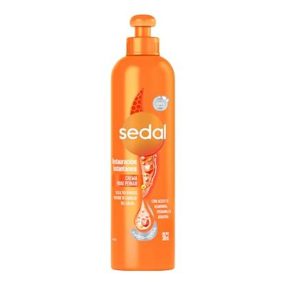 Sedal S.O.S. Reconstruccion Estructural Con Bio Keratina Crema Para Peinar (Styling Hair Cream Structural Reconstruction) 300 ml