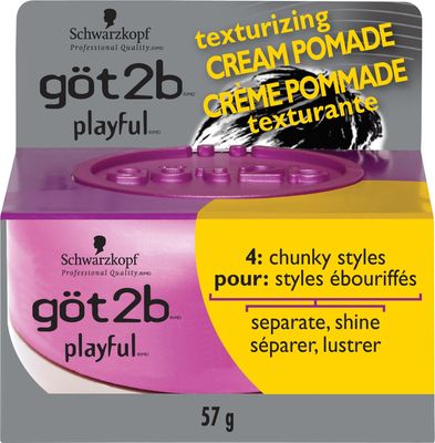 Got2b Playful Texturizing Crme Pomade, 2-Ounce (Pack of 2)