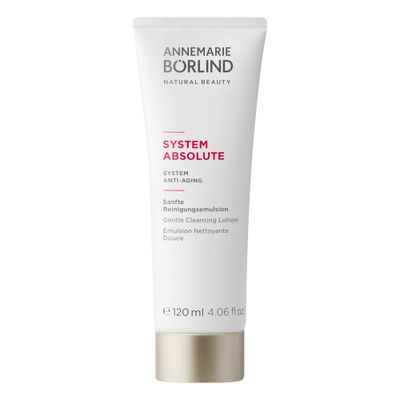 ANNEMARIE BRLIND - SYSTEM ABSOLUTE Gentle Cleansing Lotion - Vitamin A + C + E Natural Vegan Face Cleanser - Removes Impurities and Makeup with Mild Tensides - 4.06 Fl. Oz.