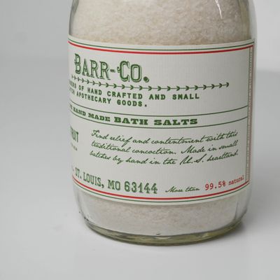 Barr-Co. Fir &amp; Grapefruit Fine Hand Made Bath Salts, Woody &amp; Citrus Bathing Salt, Relaxing Bath Products for Women &amp; Men, 32 oz