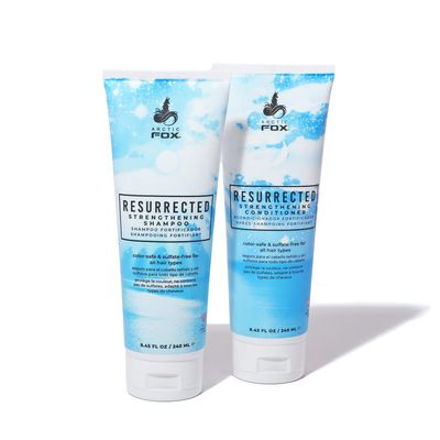 ARCTIC FOX VEGAN &amp; CRUELTY FREE RESURRECTED STRENGTHENING COLOR SAFE &amp; SULFATE FREE SHAMPOO AND CONDITIONER FOR ALL HAIR TYPES (SHAMPOO &amp; CONDITIONER)