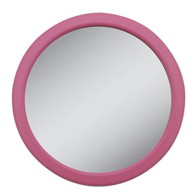 Zadro 3.75&quot; Dia. Compact Mirror 12X Travel magnifying Mirror 18 Strong Suction Cup Wall Mounted Makeup Mirror for Showe