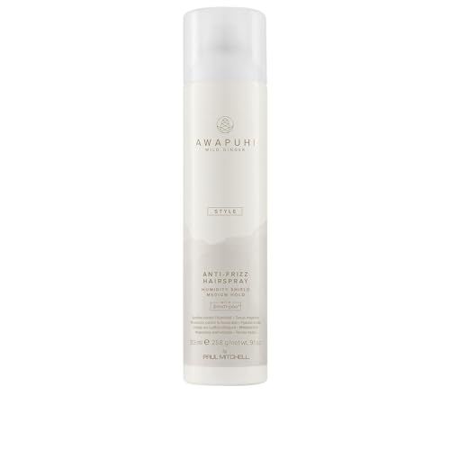 Awapuhi Wild Ginger by Paul Mitchell Anti-Frizz Hairspray, Humidity Shield, Medium Hold, For All Hair Types , 9.1 oz.