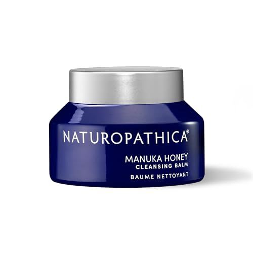Naturopathica Manuka Honey Cleansing Balm, Makeup Removing Facial Cleanser, Gentle and Hydrating Face Wash for All Skin Types, 2.8 fl oz