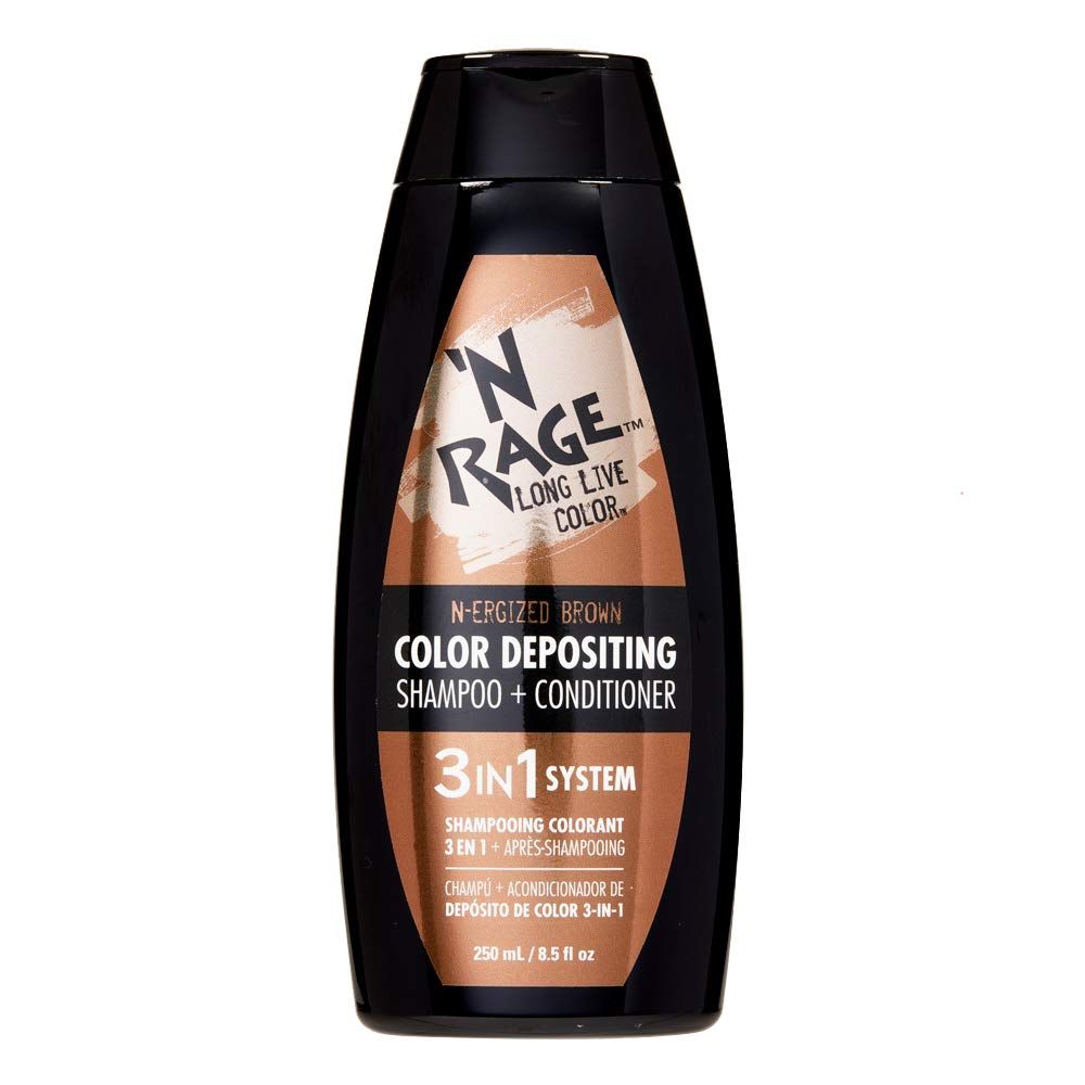 N Rage Color Depositing Shampoo + Conditioner 3 in 1 System (N-Ergized Brown)