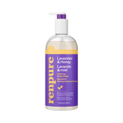 RENPURE Renpure Body Wash, Lavender &amp; Honey, 24 Fl Oz