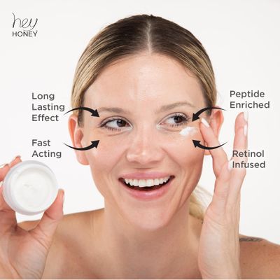 Hey Honey Look Into My Eyes Retinol And Propolis Eye Mask | Provide Intense Hydration and Brightening Benefits To Tired and Stressed Under Eyes Area .1 oz.