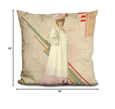 LiLiPi Je T'Aime Decorative Accent Throw Pillow