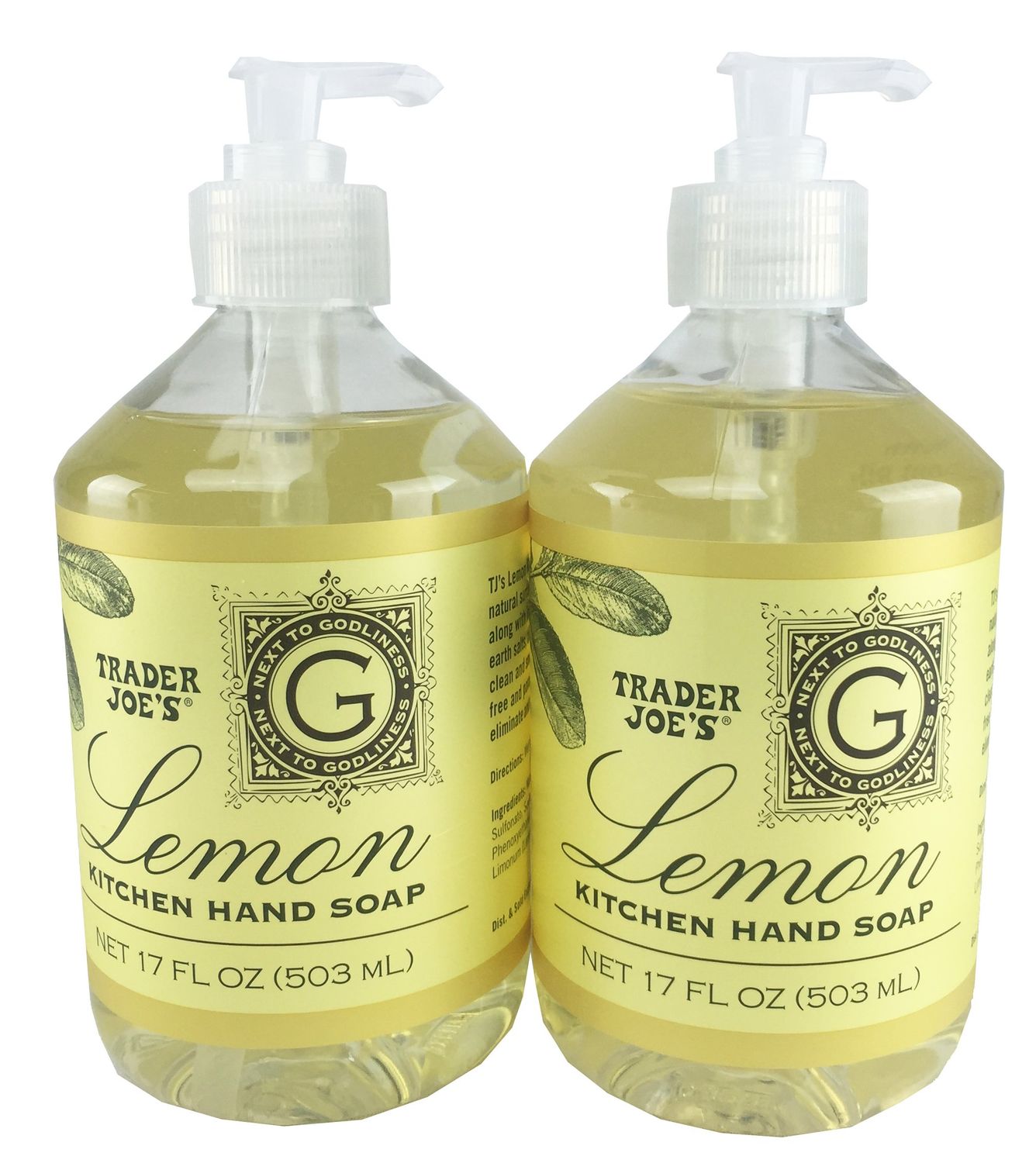 Trader Joe&#39;s Lemon Hand Soap - 2 Pack