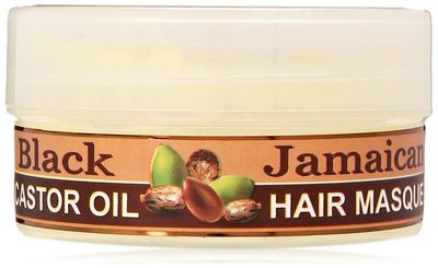 OKAY | Black Jamaican Castor Oil Hair Masque | For All Hair Types &amp; Textures | Prevent Damage for Maximum Growth | Moisturizes &amp; Regrows Strong Hair | Free of Parabens, Silicones, Sulfates | 2 oz