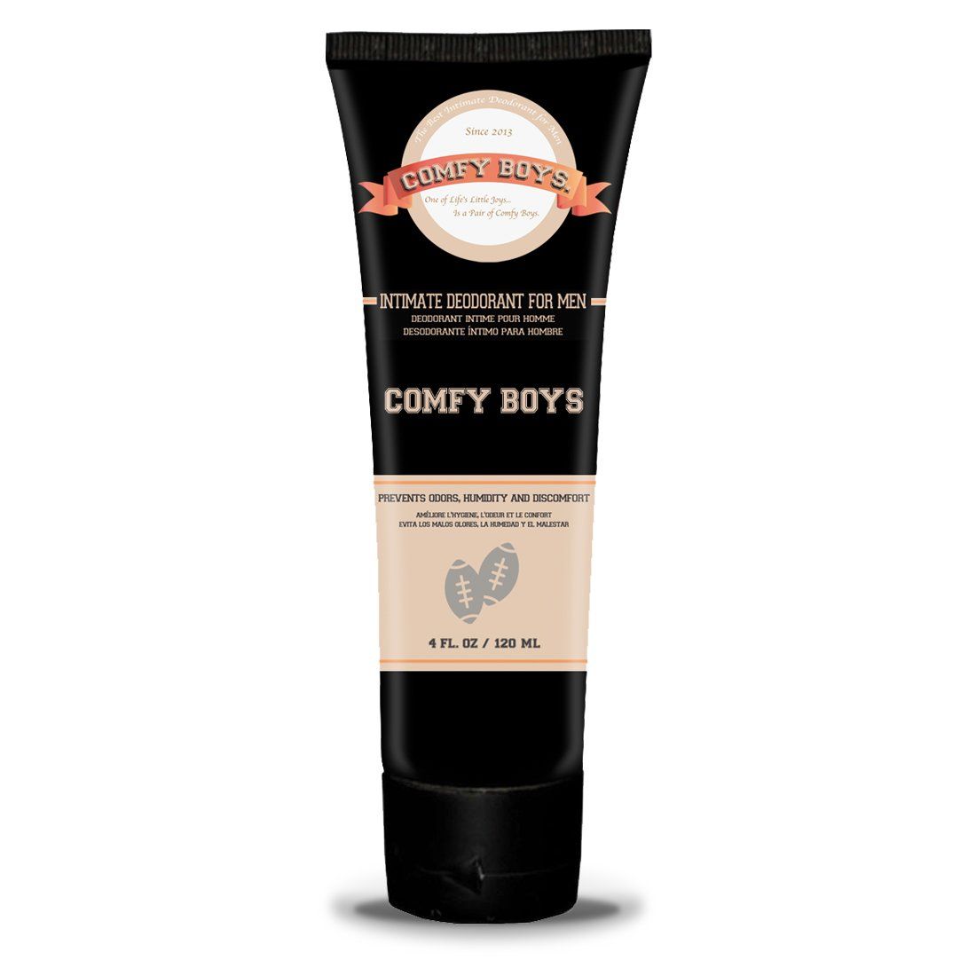 Men&#39;s Premium Ball Deodorant: Anti-Chafing Sweat Defense, Odor Control, Aluminum-Free Mens Deodorant for Men&#39;s Private Parts (Original, 4 oz)