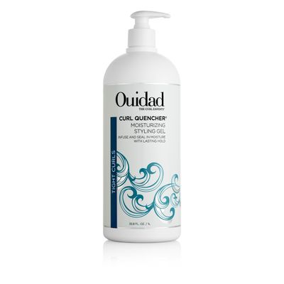 Ouidad Curl Quencher Moisturizing Styling Gel - 33.8 fl oz, Bouncy, Soft &amp; Defined Curls, On-The-Go Style Refresher, Frizz Control, Curl Defining Gel, Flexible Lasting Hold, For Tight Curls