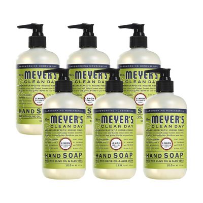 Mrs. Meyer&#39;s Liquid Hand Soap Lemon Verbena, 12.5 Fl Oz (Pack of 6)