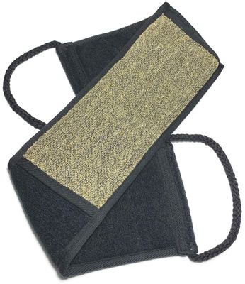 Long Natural Exfoliating Linen Back Scrubber for Shower for Men and Women - Deep Clean &amp; Invigorate Your Skin - Machine Wash and Dry - Double Sided Available - Remove Dead Skin Cells