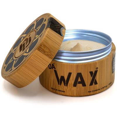 Da&#39;Dude Hair Wax for Men - Ultra Strong Hold, Matte Finish, Non-Greasy Hair Styling, 100ml Eco-Friendly Wooden Tub