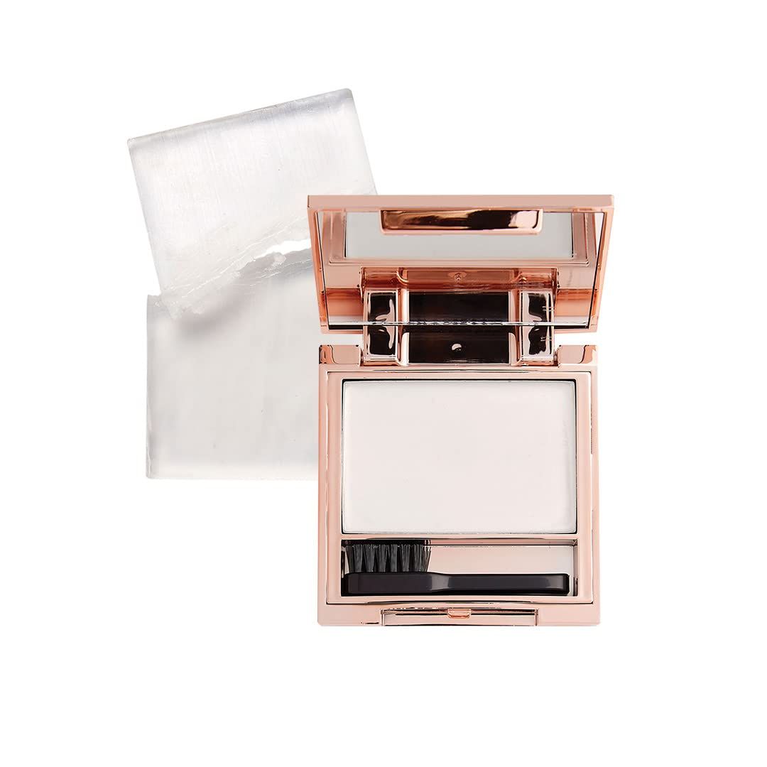 Makeup Revolution Soap Styler, Eyebrow Wax Soap Kit, Long Lasting Feathered &amp; Fluffy Brows, Includes Eyebrow Brush &amp; Mirror, 5g
