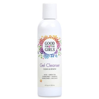 Good For You Girls Gel Facial Cleanser, Natural with Aloe, Chamomile, Green Tea, Ginseng, Vitamin E, pH Balanced, Vegan, Gluten-Free, Kids, Preteens and Teens | 4 fl oz
