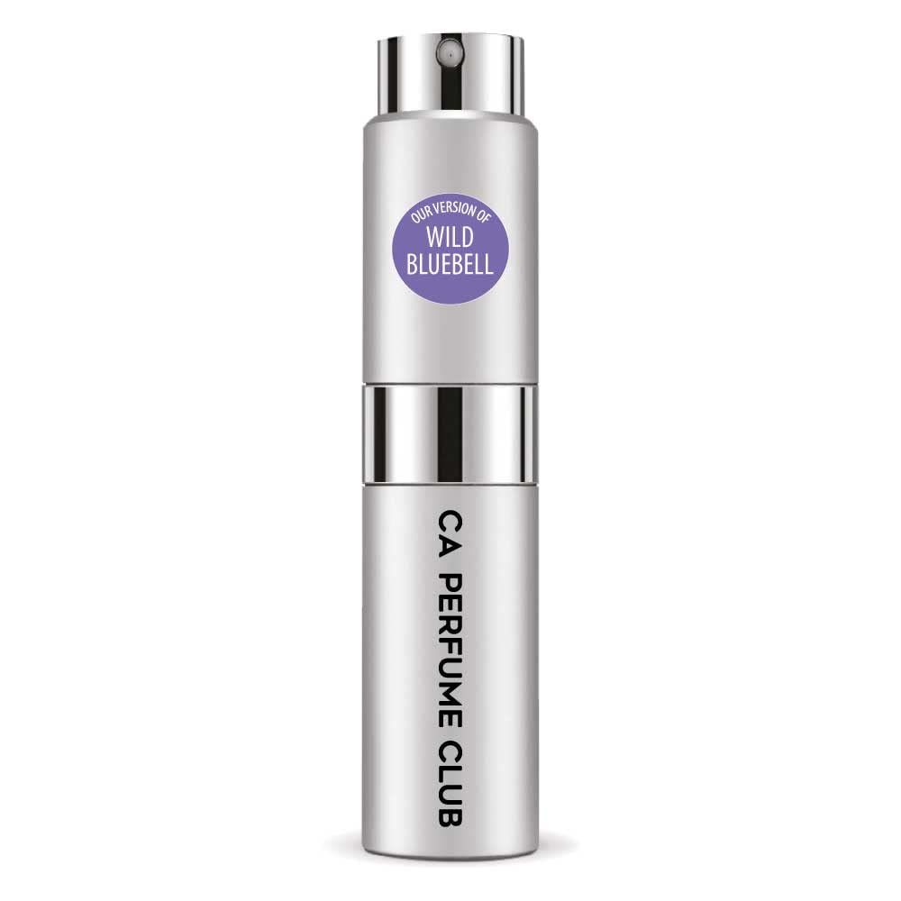 CA Perfume Impression of J. Mlon Wild Bluebell For Women &amp; Men Replica Version Fragrance Dupes Concentrated Long Lasting Eau de Parfum Spray Refillable Atomizer Bottle 0.27 Fl Oz/ 8ml