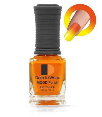 LECHAT Dare To Wear Mood Polish, Tangi Mango, 0.5 Ounce