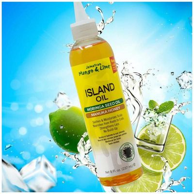 Jamaican Mango &amp; Lime"Island Oil, Scalp Oil" - 8 Oz,Pack of 2