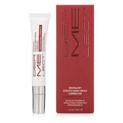 Dermelect Revitalite Professional Eyelid &amp; Dark Circle Corrector for Eyes - Anti Aging Cream with Peptides Brightening &amp; Tightening Treatment for Dark Circles, Puffiness, Droopy Eyelids, Wrinkles