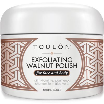 Exfoliating Face Scrub - Exfoliate Scrub - Natural Walnut Scrub Exfoliator for Face &amp; Body. Best Body Scrub Exfoliator for Men and Women. Facial Exfoliant.