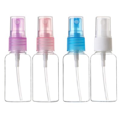 Honbay 4PCS 30ML Small Portable Reusable Plastic Fine Mist Perfume Spray Bottle Transparent Empty Spray Sprayer Bottle Cosmetic Spray Bottles Transparent Travel Small Bottles (30ML*4)