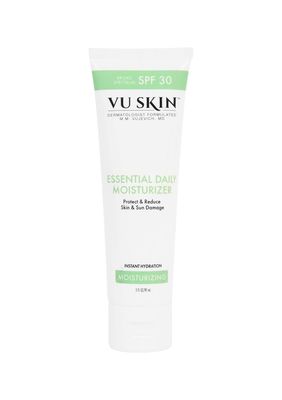 VU SKIN SYSTEM Essential Daily Moisturizer with SPF 30 - Doctor Formulated Facial Moisturizer with Cucumber and Grape Seed Extracts Hydrates and Protects Skin (3 oz)