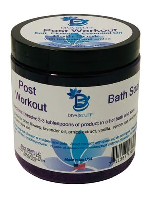 Post Workout Bath Tea Soak With Epsom Salts, Dried Flowers and Essential Oils