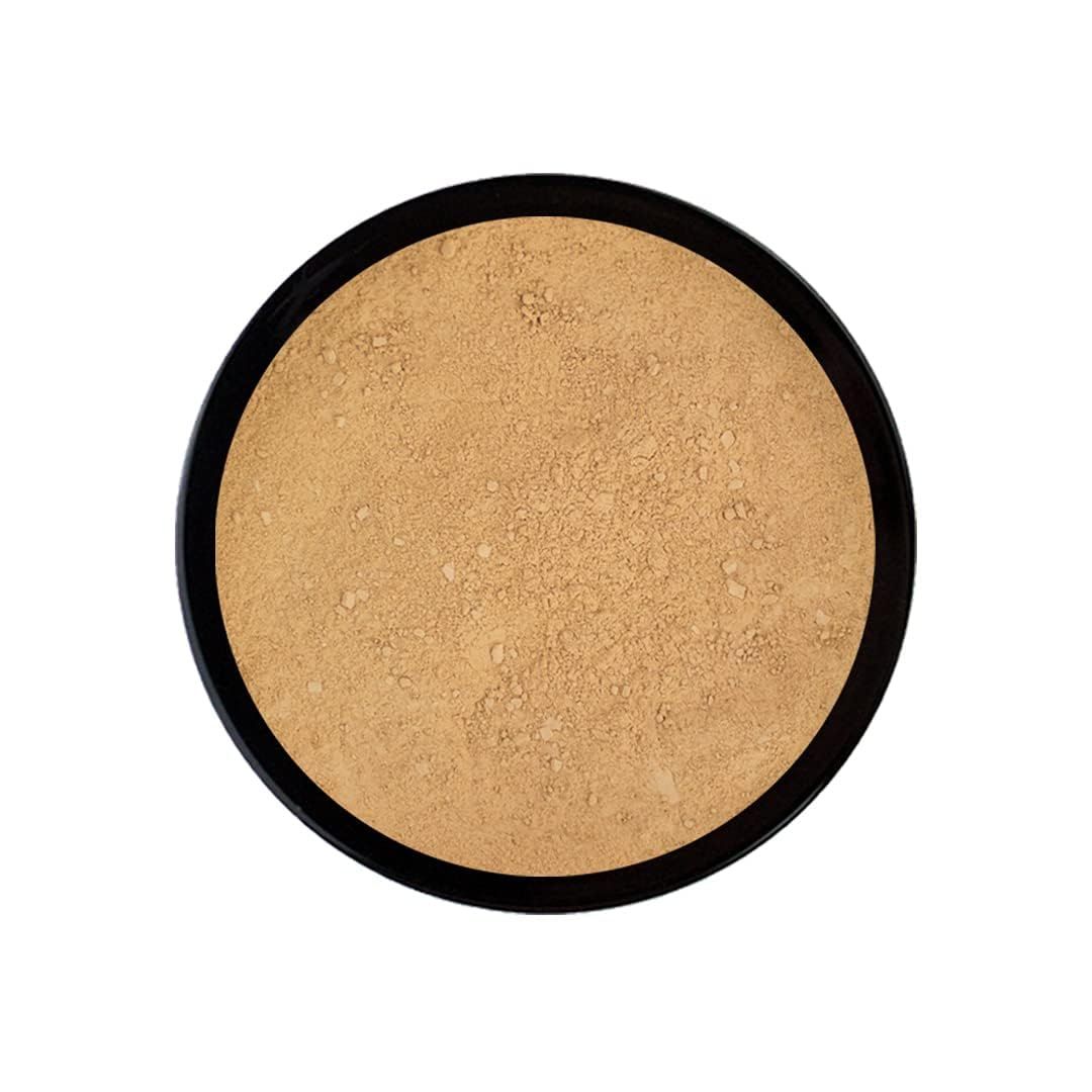 Emani Vegan Cosmetics Perfecting Mineral Crushed Powder Face Foundation - Full Coverage, HD Finish, Pore Minimizing, Silicon Free, 100% Organic, Vegan, Gluten and Cruelty Free, Buildable Coverage