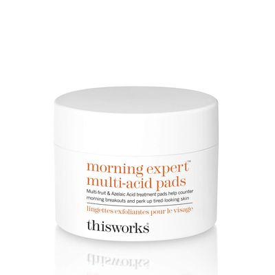 thisworks morning expert multi-acid pads: Refresh Morning Skin &amp; Clear Acne, 60 Pads