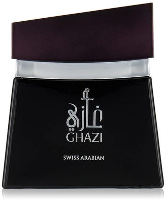 GHAZI, Eau de Parfum 100mL | Citrus, Floral Fragrance for Men with a Woody Finish | Musk, Tonka, Sandalwood, Guaiac Wood, Amber | by Perfume Artisan Swiss Arabian Oud | Intense Cologne/Toilette Spray