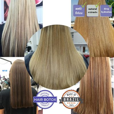 KERAZON Blonde Brazilian Hair BTX Treatment Purple Mask Platinum Effect &amp; Silver Hair Providing Smoothing, Deep Hydration, Anti-Brass, Shine, Softness, Volume &amp; Frizz Control. Packaging may vary.