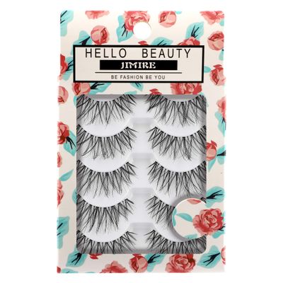 JIMIRE False Eyelashes Multipack False Eyelashes Glam 614 False Lashes